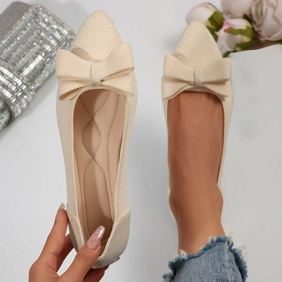 Mqqzkk Women's Fashion Casual Spring And Summer New Suede Slip With Shallow Mouth For Outdoor Wear Flats Shoes