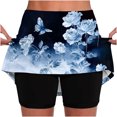 thumbnail image 1 of Mqqzkk Women's Floral Skorts Skirts Inner Shorts Tennis Skort Running Sports Pickleball Skirt Athletic Sports Shorts Skirts, 1 of 6