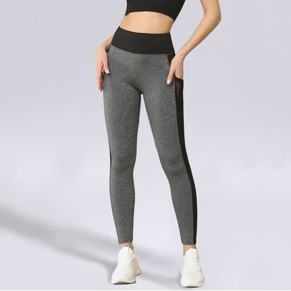 Mqqzkk Women's High Waist Yoga Pants Lightweight Breathable Soft Pants Stretchy Workout Athletic Leggings Activewear Tights Trousers