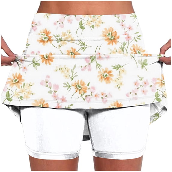 Mqqzkk Women's Summer Skorts Lightweight Golf Inner Shorts Pocket Athletic Tennis Workout Sports Pickleball Shorts