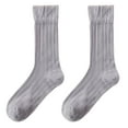 thumbnail image 1 of Mqqzkk Womens Dress Socks Casual Breathable Mid-Crew Socks Fashion Soft Comfy Calf Socks For Dress, 1 of 3