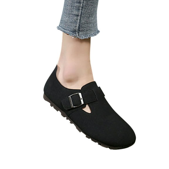 Mqqzkk Womens Loafer Shoes Slip On Lightweight Yoga Shoes Casual Comfortable Bottomed Breathable Shoes