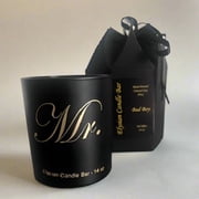 Mr. A Black Jar Candle for Him - Muscular scented candles 14 oz