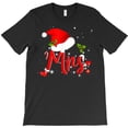 thumbnail image 1 of Mr. And Mrs. Claus Funny Couples Matching Christmas St. Nick Tee Graphic T-Shirt - Soft Touch G3764, Up to 5XL, 1 of 2