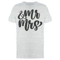 thumbnail image 1 of Mr And Mrs Lettering T-Shirt Men -Image by Shutterstock, Male Large, 1 of 2
