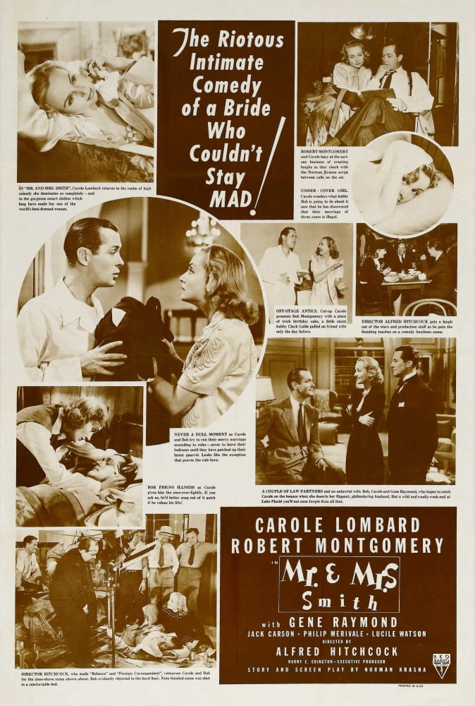 Mr And Mrs Smith Canvas Art - (11 x 17)