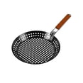 thumbnail image 1 of Mr. Bar-B-Q 12" Non-Stick Grilling Skillet, Large Strainer with Removable Handle For Seafood & Vegetables, Heavy Duty Grilling Basket for Indoor, Outdoor BBQ Grill & Restaurants -06750X, 1 of 5