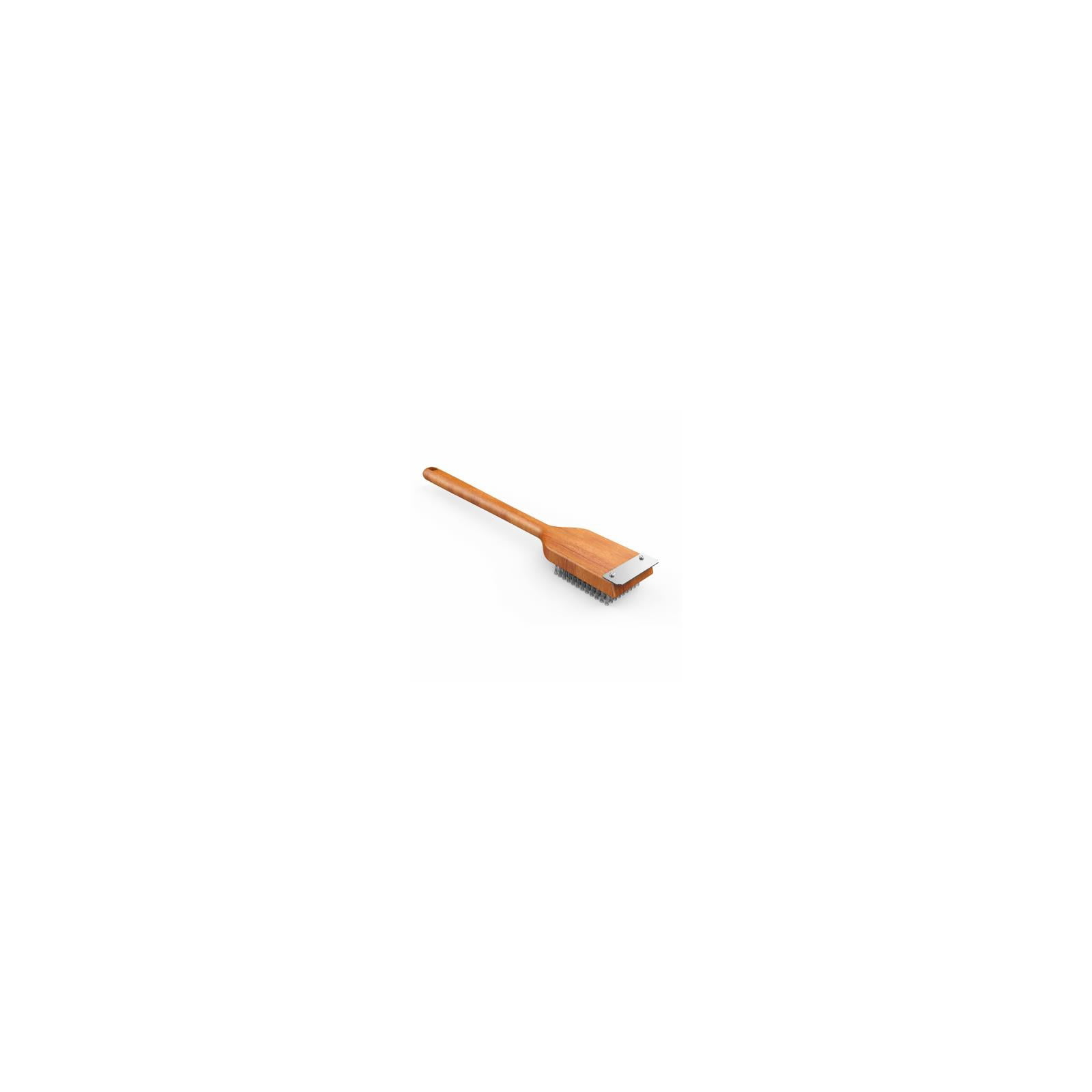 Mr. Bar-B-Q 60318Y Oversized Grill Brush, Stainless Steel Bristles, Wood Handle - Quantity 1