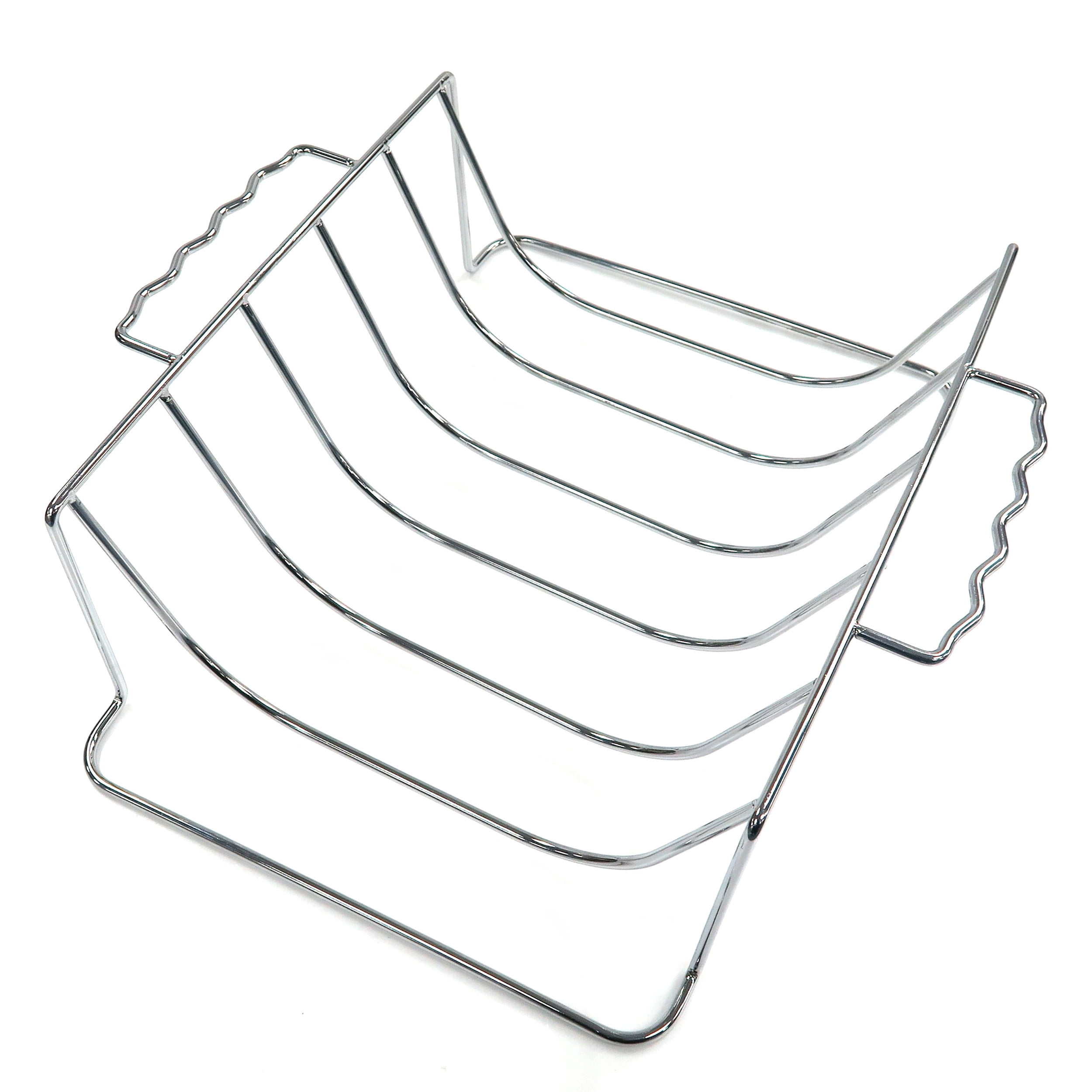 Mr. Bar-B-Q - Chrome Roast and Rib Rack - Walmart.com