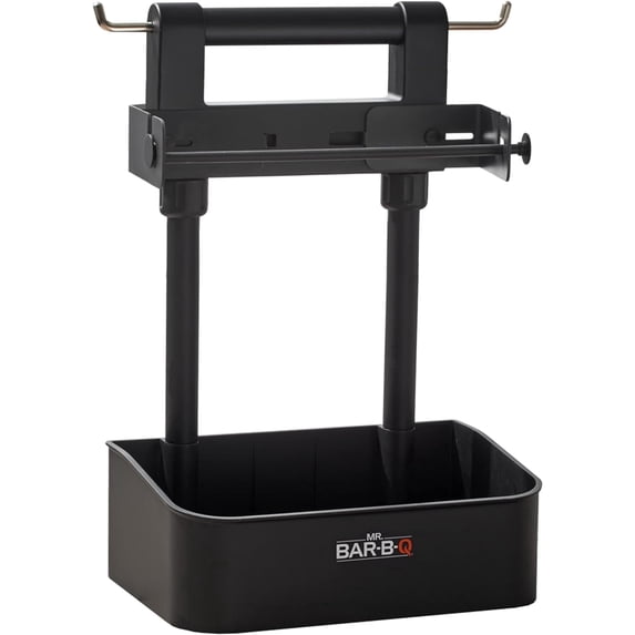 Mr. Bar-B-Q Collapsible Grilling Caddy, Portable BBQ Organizer for Camping and Cookouts