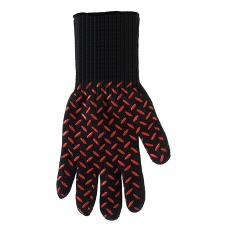 Mr. Bar-B-Q Ultimate Barbecue Pit Mitt Glove - For Grill or Oven - One Size Fits All – Protects up to 500°F