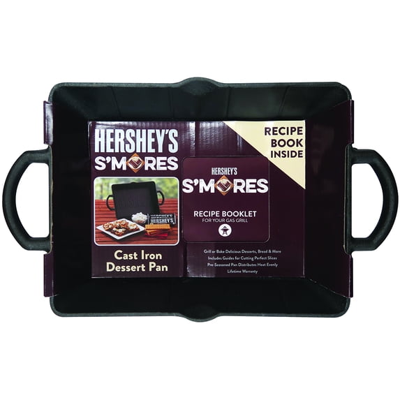 Mr. Bar-B-Q HERSHEY'S S'mores Cast Iron Dessert Pan