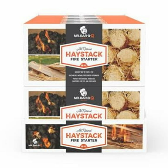Mr. Bar-B-Q Haystack Fire Starters - 16 Haystacks Per Box