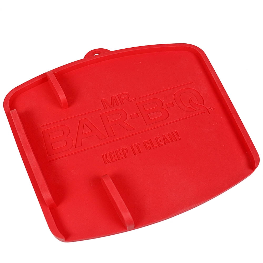 Large Red Heat Resistant Silicone BBQ Tool Trivet