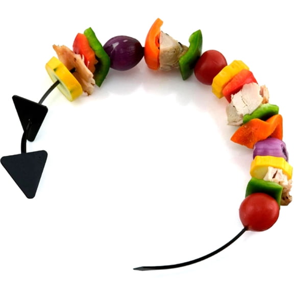 Mr. Bar-B-Q Non-Stick Plate Kabobs, Set of 4