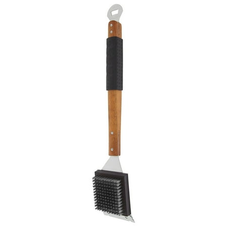 Mr. Bar-B-Q - Oversized Finger/Rubber Grip Grill Brush