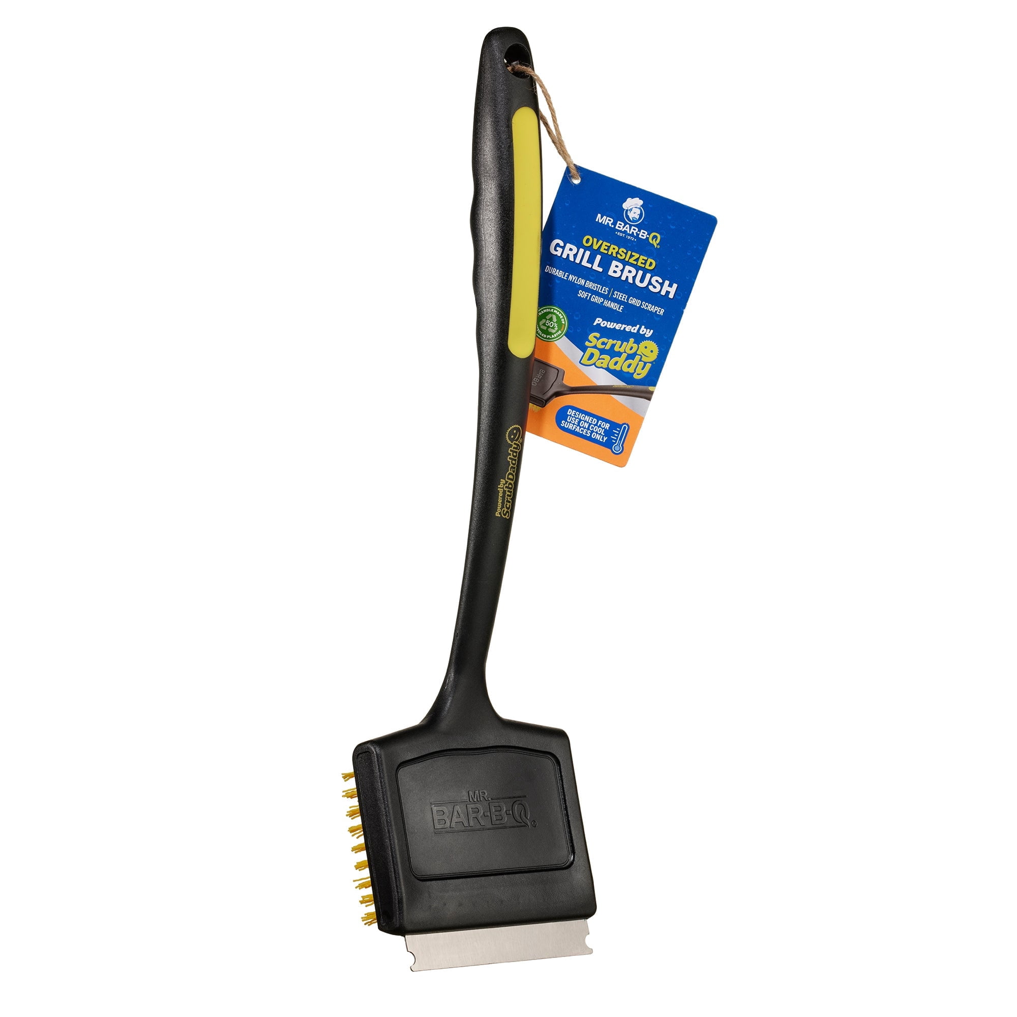 Mr. Bar-B-Q Oversized Grill Brush Powered by Scrub Daddy