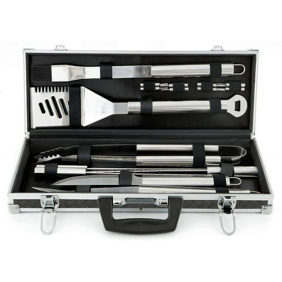 Mr. Bar-B-Q Platinum Prestige Stainless-Steel 18-Piece Tool Set
