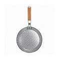 thumbnail image 1 of Mr. Bar-B-Q Products 257103 Grill Zone Non-Stick Round Skillet, Brushed Silver, 1 of 1