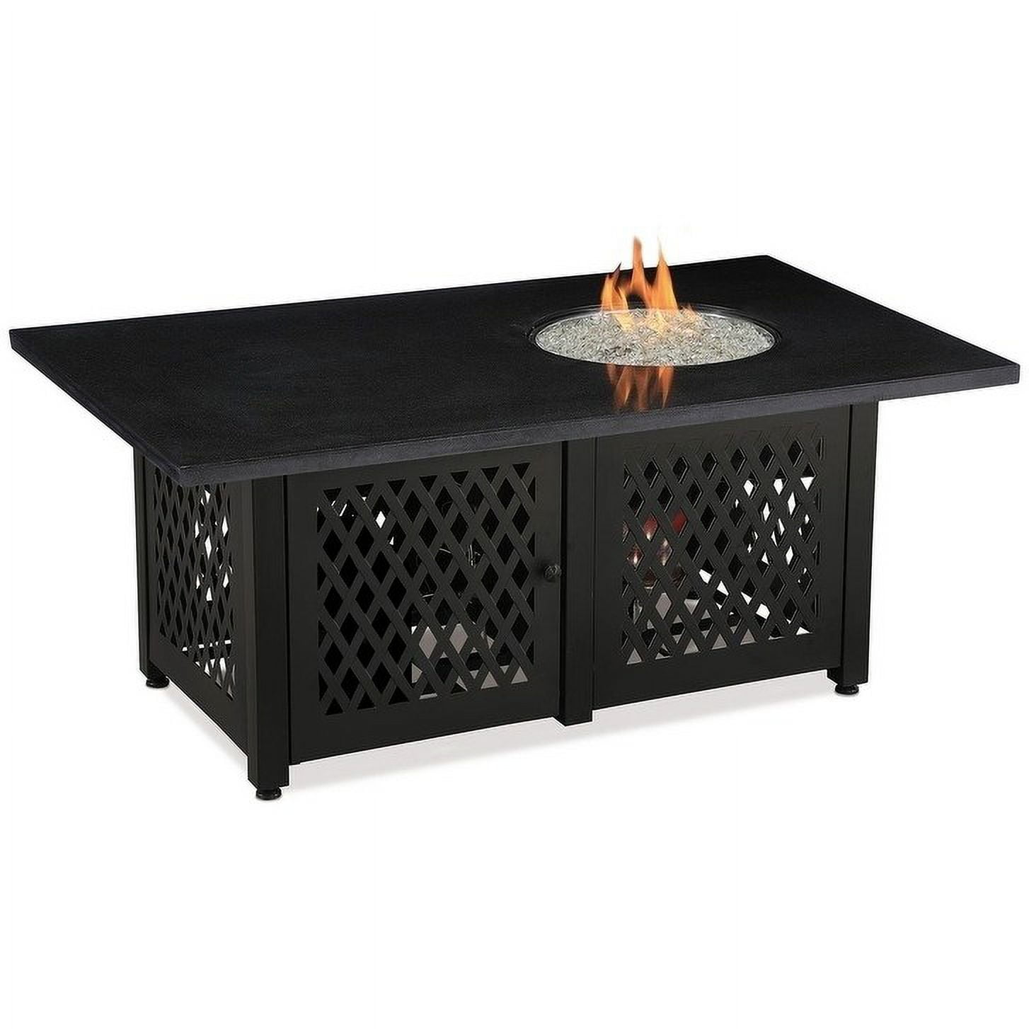 Mr. BarBQ Products LLC Dual Heat LP Gas Outdoor Fire Pit with Black