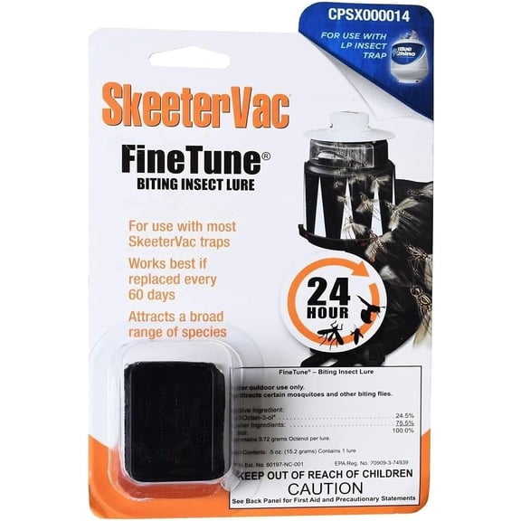 SkeeterVac FineTune Biting Insect Lure Replacement, Use as Bait for SkeeterVac Mosquito Killer