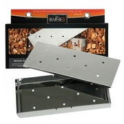 Mr. Bar-B-Q - Premium Stainless Steel Barbecue Accessories - Wood Chip Smoker Box with Lid