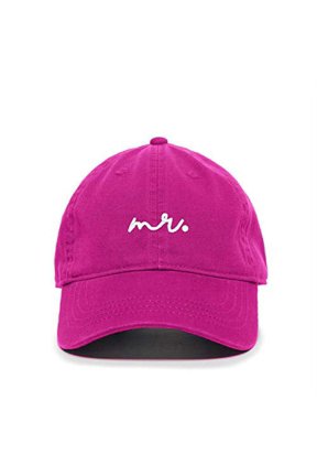 Mr. Baseball Cap Embroidered Cotton Adjustable Dad Hat