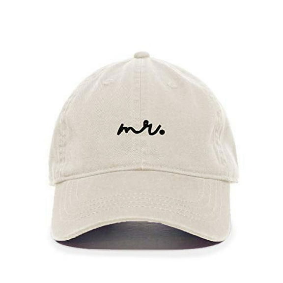Mr. Baseball Cap Embroidered Cotton Adjustable Dad Hat