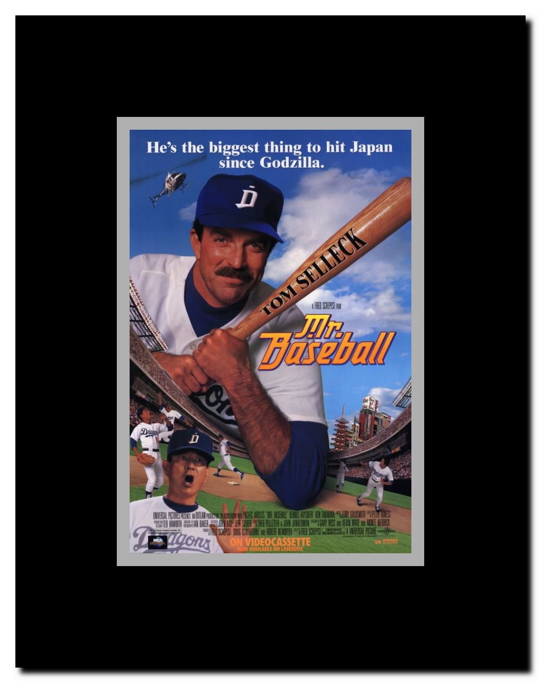 Mr. Baseball Framed Movie Poster