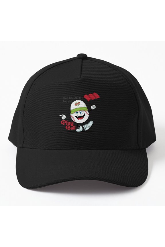 Mr. Baseball Straight Outta the Bullpen Baseball Hat, Inspirational Diamond Quote Cap