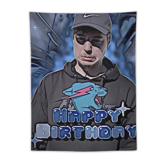 Mr Beast Tapestry, Wall Hanging Decor, Aesthetic for Bedroom, Living Room, Dorm, Soft Fabric Home Accent 30"x40"
