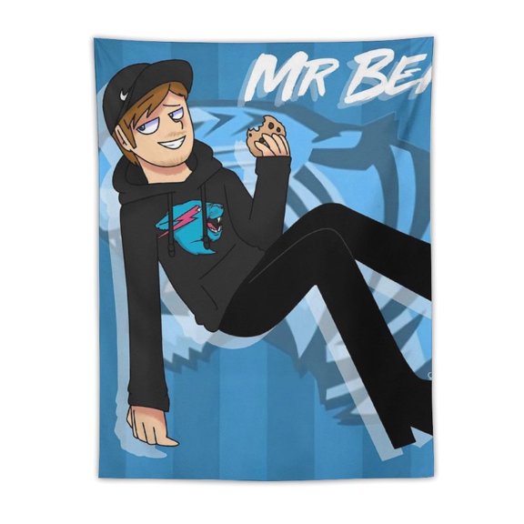 Mr Beast Tapestry, Wall Hanging Decor, Aesthetic for Bedroom, Living Room, Dorm, Soft Fabric Home Accent 30"x40"