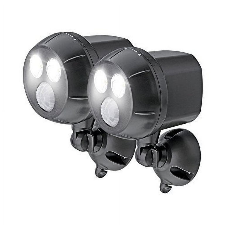 Mr Beams 180-Degree 400-Lumen White Battery-operated LED Motion-Activated Flood Light Mr Beams 180-Degree 400-Lumen White Battery-operated LED Motion-Activated Flood Light