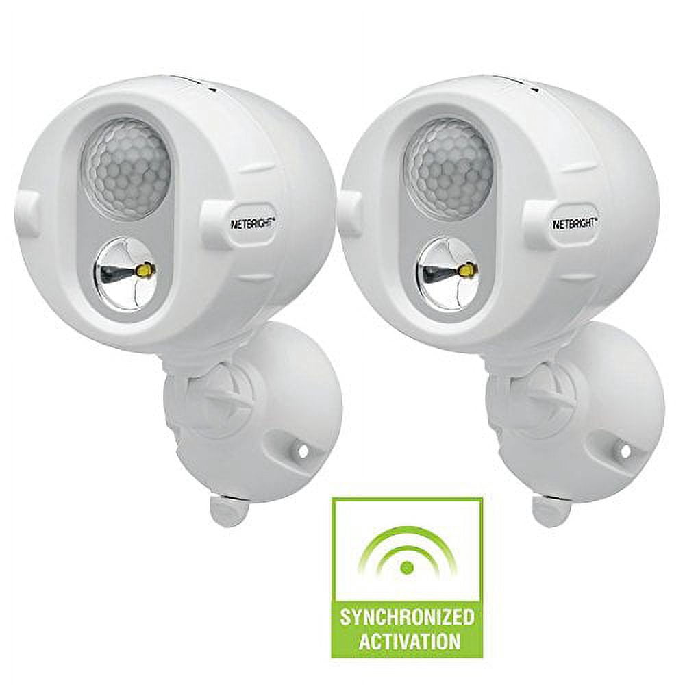 Mr. Beams Wireless Motion Sensing Outdoor LED Spotlights – 2 Pack, Networked