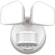 Mr Beams Wired Pro 2-Head Outdoor Motion Sensing LED Security Light, 2700 Lumens, White