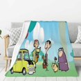 Mr_Bean Blanket Warm Comfortable Lovely For Womens Mens Kids Family