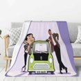 Mr_Bean Blanket Warm Comfortable Lovely For Womens Mens Kids Family