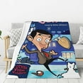 Mr_Bean Blanket Warm Comfortable Lovely For Womens Mens Kids Family