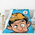 Mr_Bean Blanket Warm Comfortable Lovely For Womens Mens Kids Family