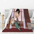 Mr_Bean Blanket Warm Comfortable Lovely For Womens Mens Kids Family