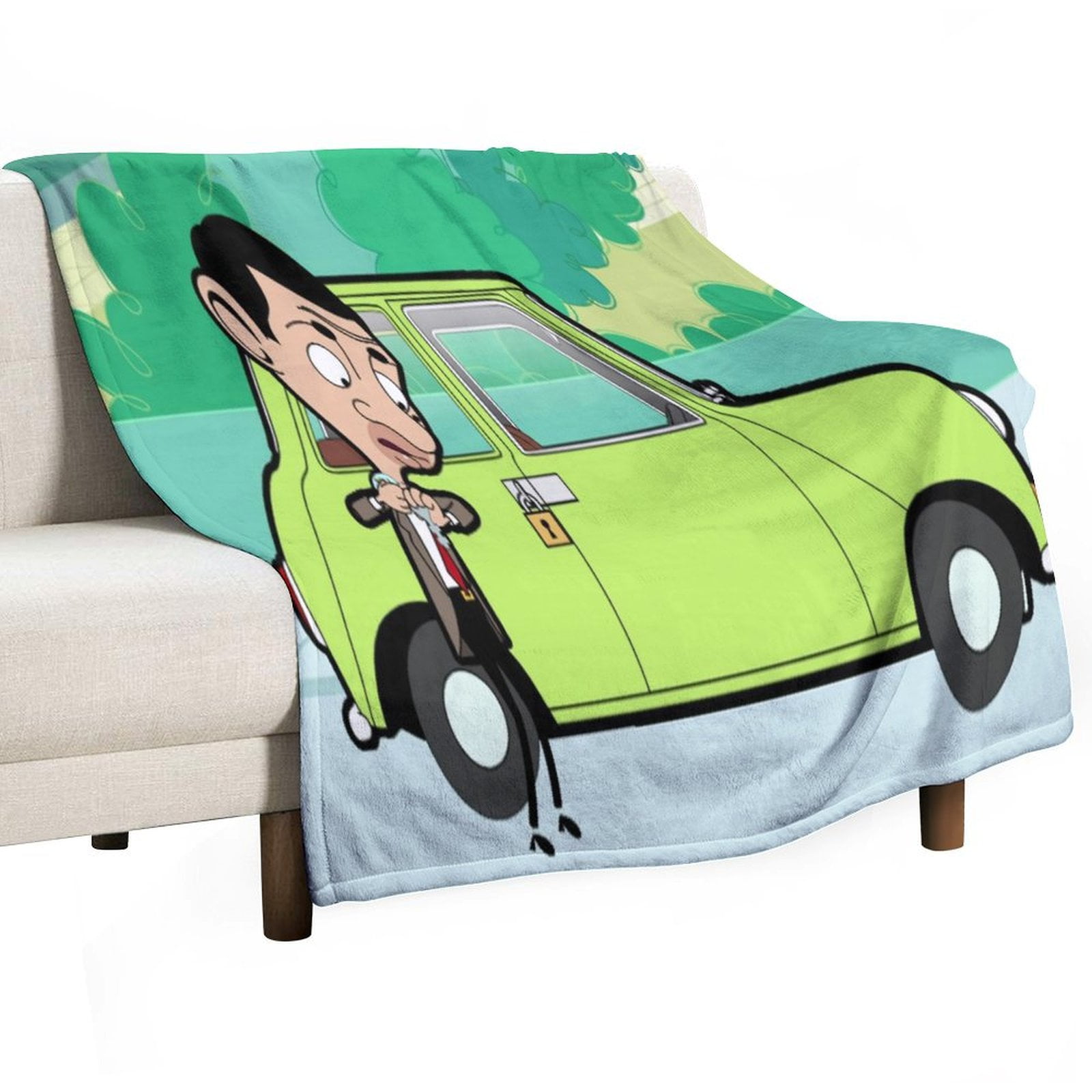 Mr_Bean Blanket Warm Lovely Comfortable For Kids Womens Mens Family