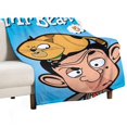 Mr_Bean Blanket Warm Lovely Comfortable For Kids Womens Mens Family