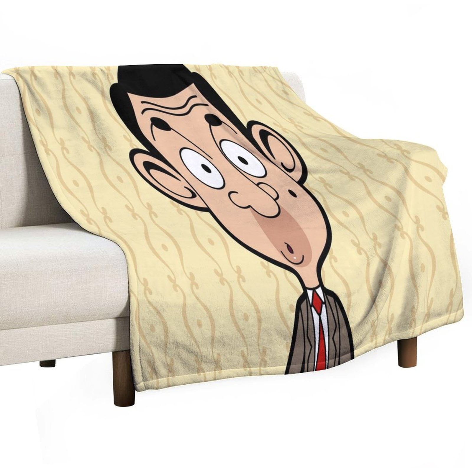 Mr_Bean Blanket Warm Lovely Comfortable For Kids Womens Mens Family