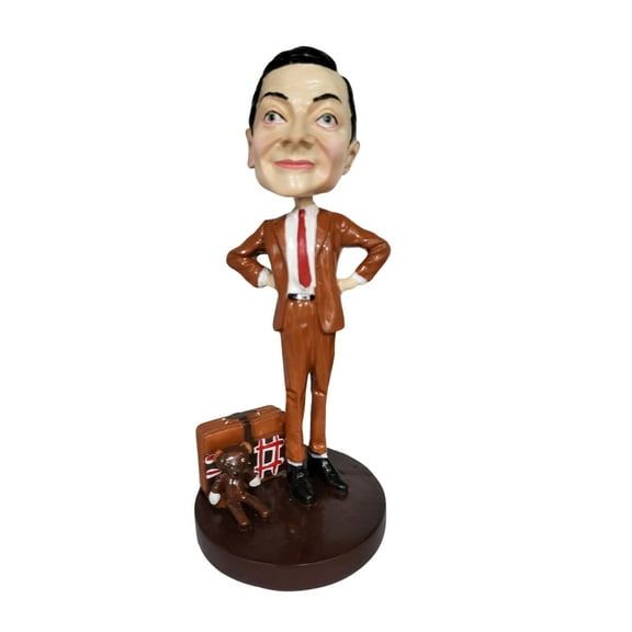 Mr. Bean Bobblehead with Teddy- 19 cms