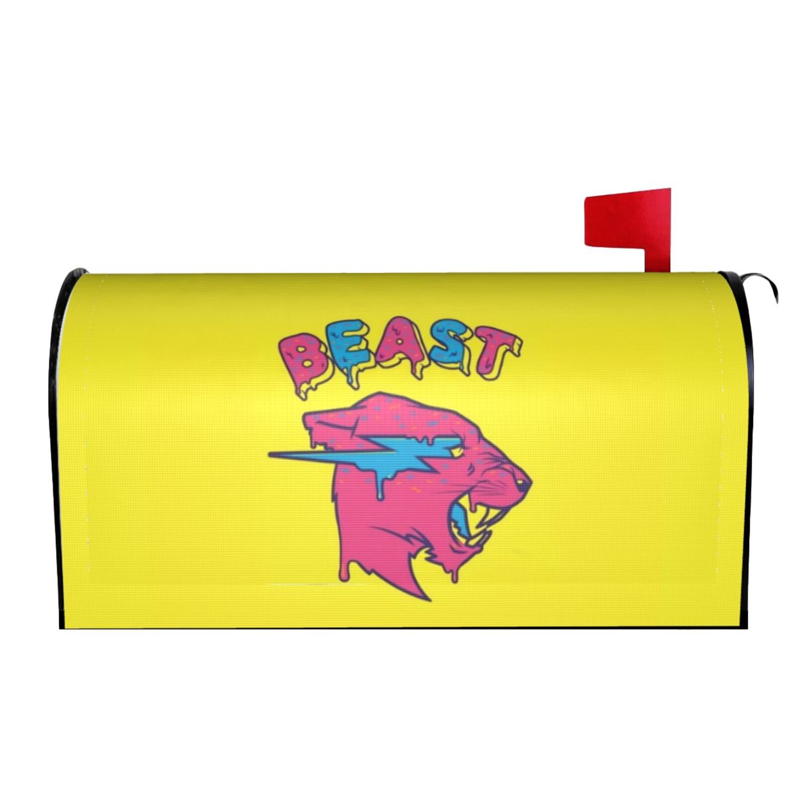 Mr-Beast 03 Cartoon Character Mailbox Cover Magnetic Standard Size ...