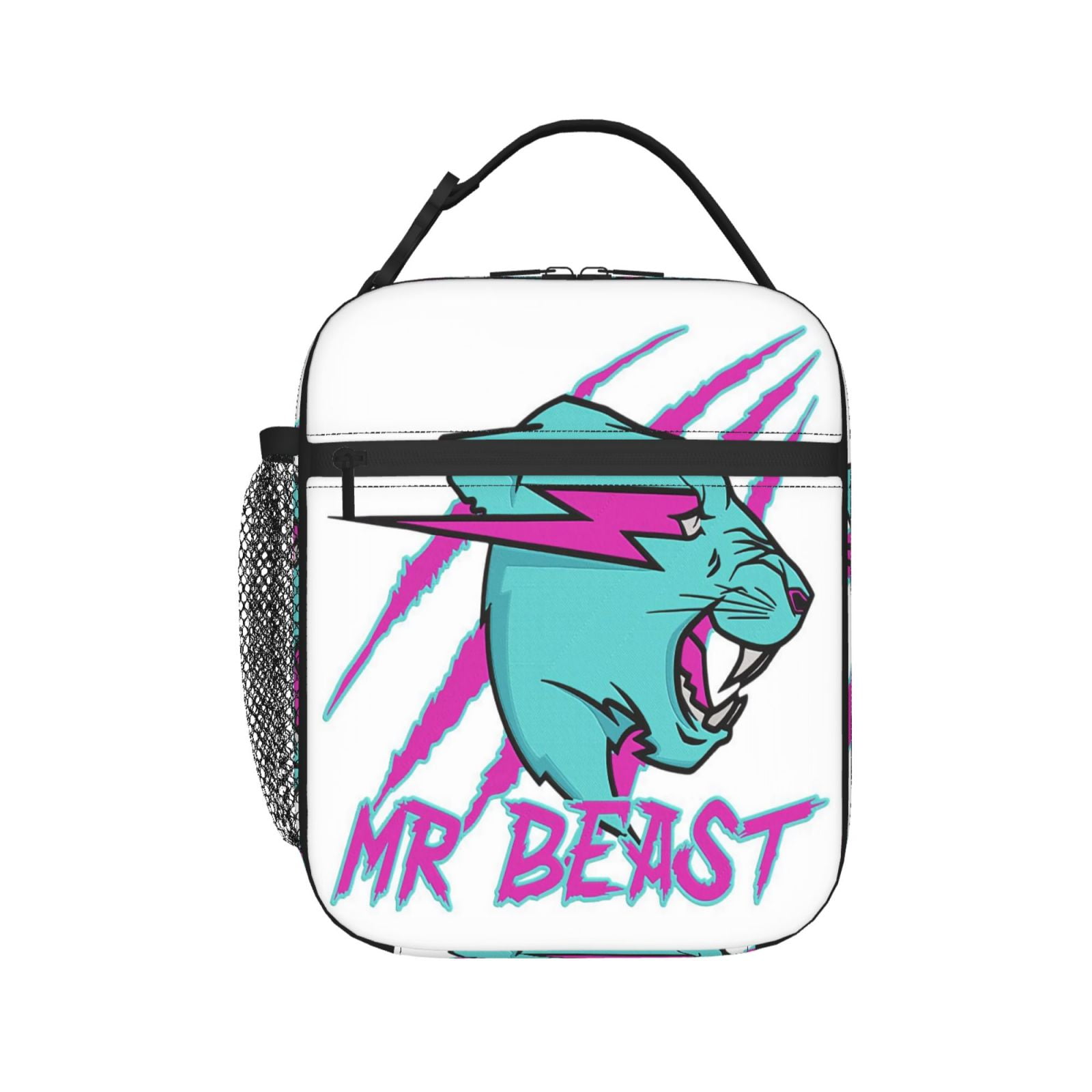 Mr Beast Logo Embroidery Designs Lunch Box for Men/Women,Insulated ...