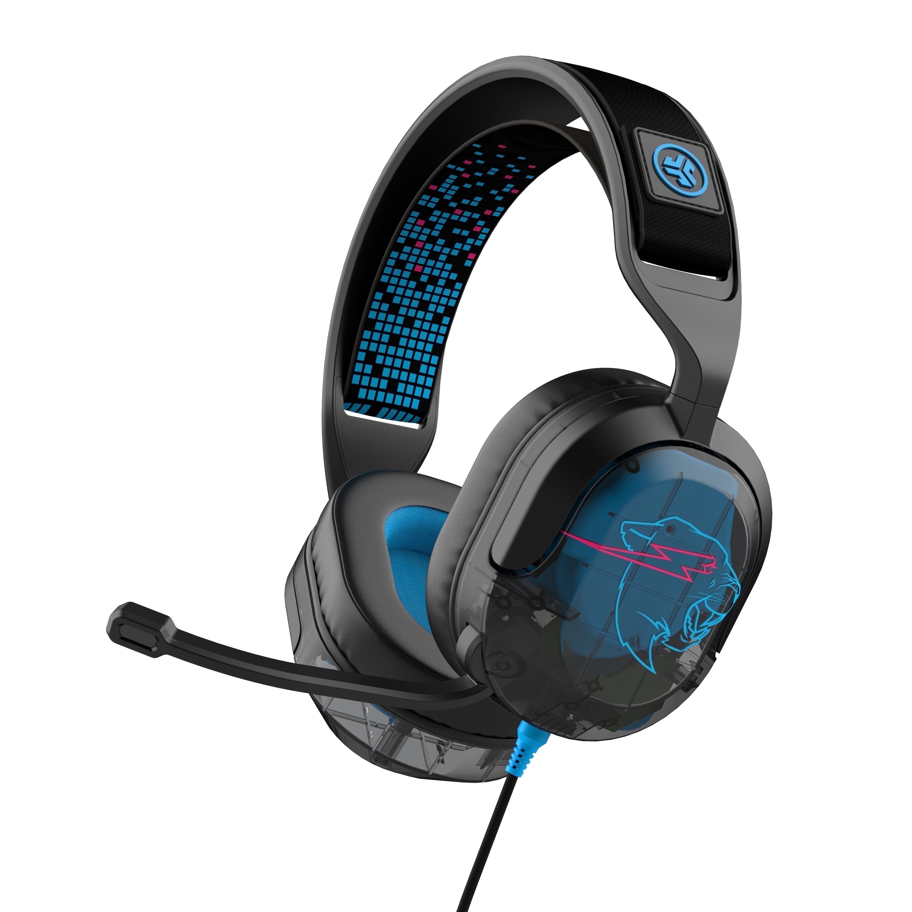 JLab Gaming x MrBeast Nightfall Wired Gaming Headset, PC, Nintendo Switch, Xbox X|S, PS5