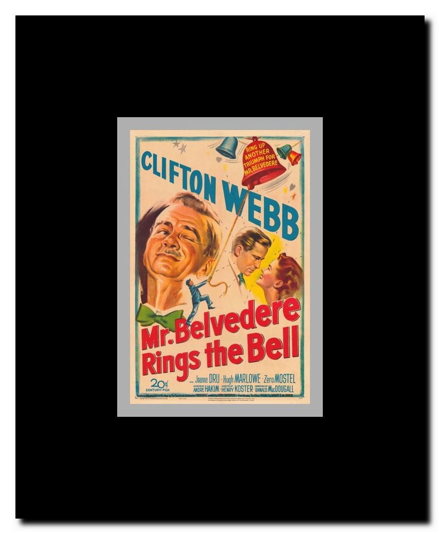 Mr. Belvedere Rings the Bell Framed Movie Poster