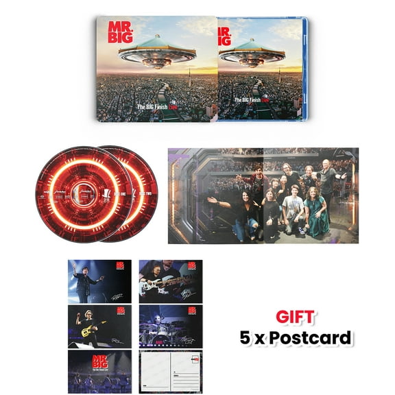 Mr. Big - The BIG Finish Live - 2 SACD Hybrid Multi-Channel + Gift "5x Postcards" - Music & Performance - SACD