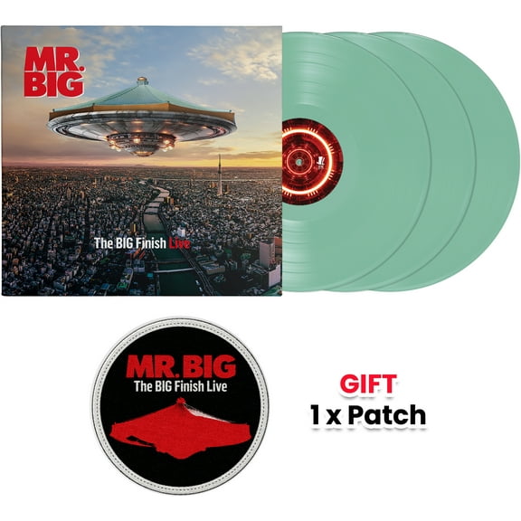 Mr. Big - The BIG Finish Live - Mint 3LP + Gift "Embroidery Patch" - Music & Performance - Vinyl